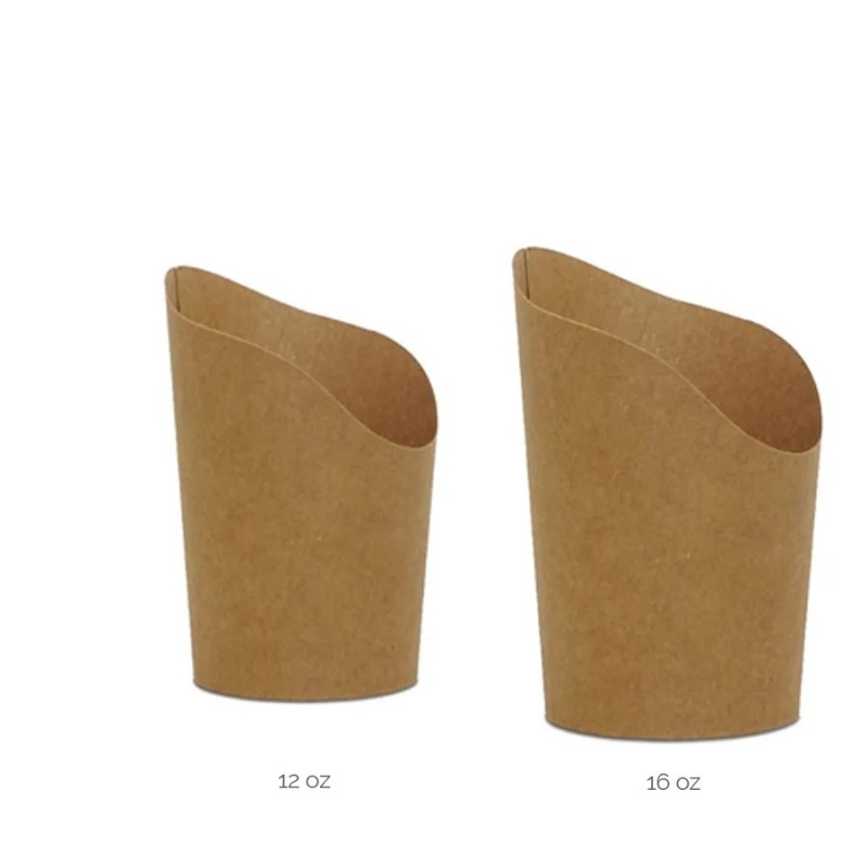 Cupa carton Chips/Waffle 16 oz, 50 buc/set Cupa carton Chips/Waffle 16 oz, 50 buc/set