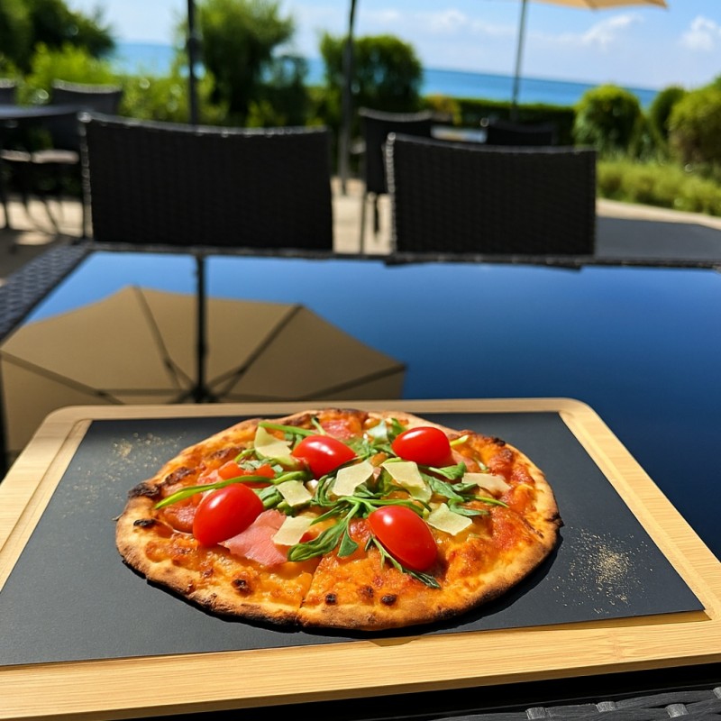 Hartie cerata neagra pentru pizza, burger, cartofi - 25x35cm (Hartie 45gr) - 500 coli Hartie cerata neagra pentru pizza, burger, cartofi - 25x35cm (Hartie 45gr) - 500 coli