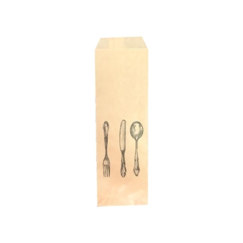 Punga tacam natur TRIS KRAFT - 8 x 25cm - 2000 buc.