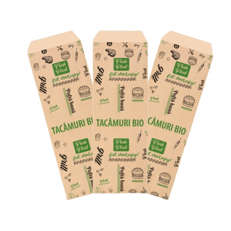 Punga tacam natur FRESH - 8X24 cm - 2000 buc