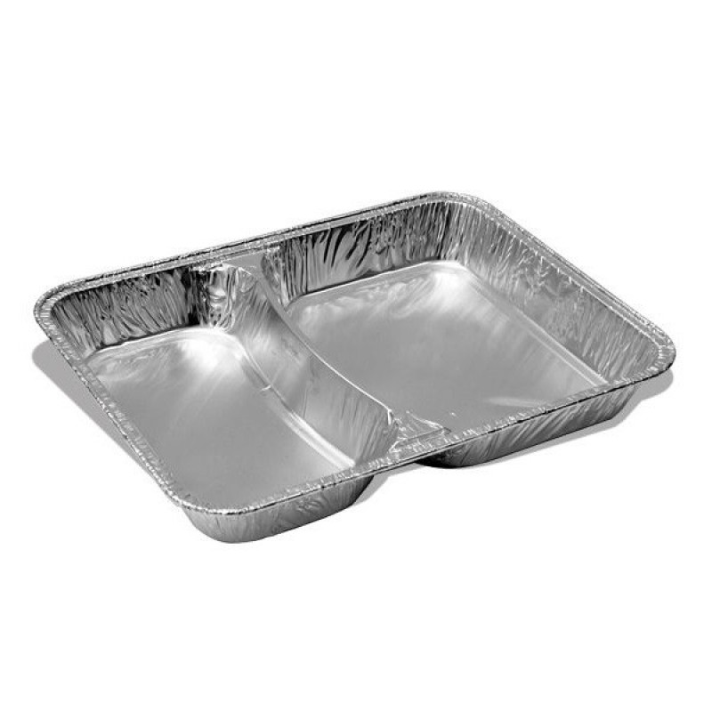 Caserolă aluminiu 2 comp 680L, 750 ml, 100 buc/set
