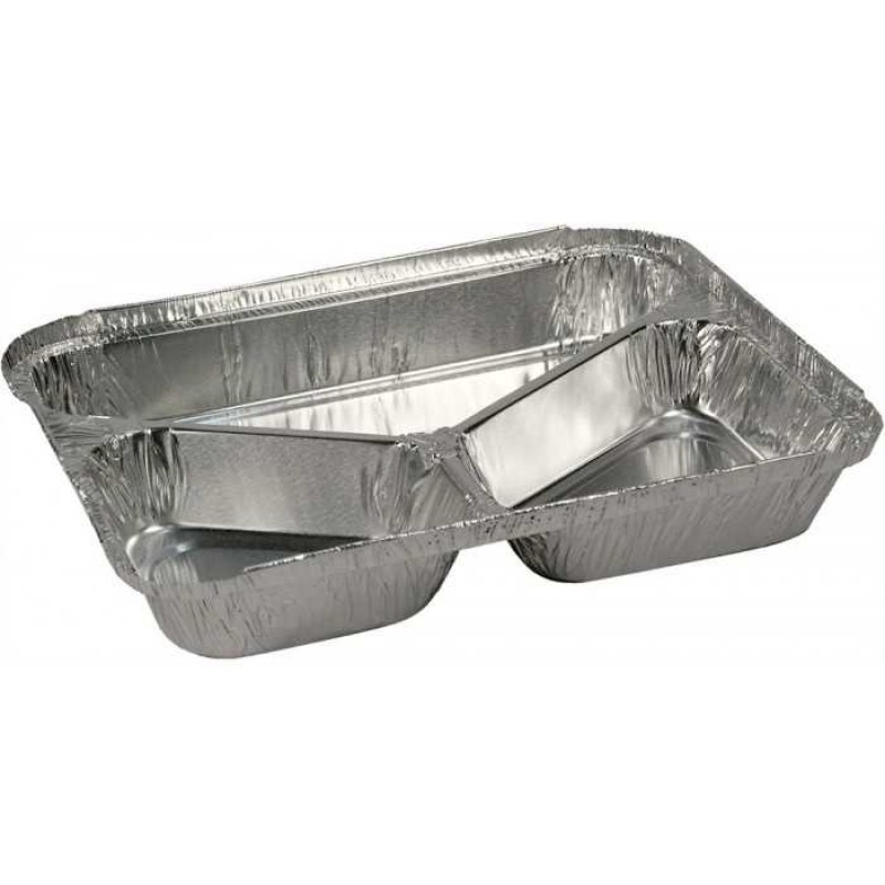 Caserolă aluminiu 3 comp 681L, 750 ml, 100 buc/set