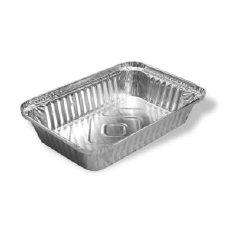 Caserolă aluminiu 1 comp 901L, 750 ml, 100 buc/set