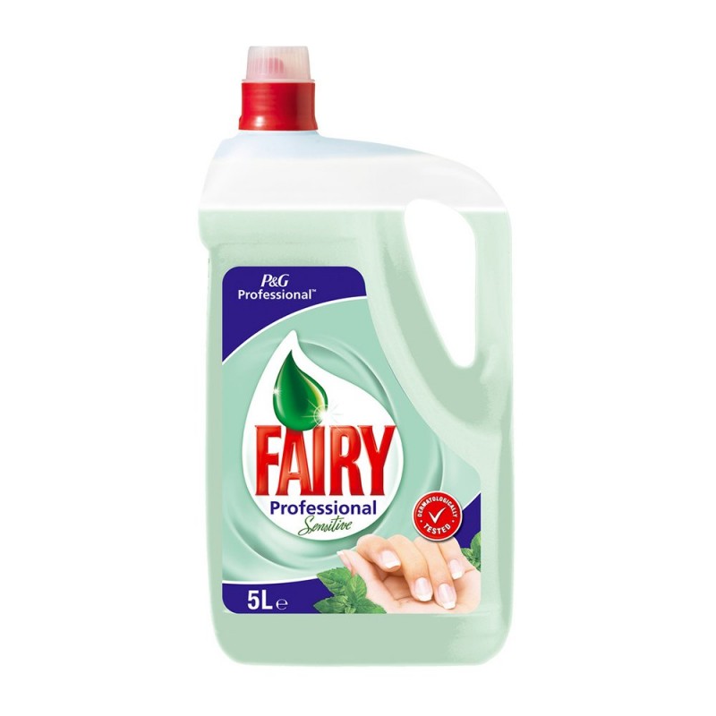 Detergent manual profesional vase Fairy Senzitive 5L