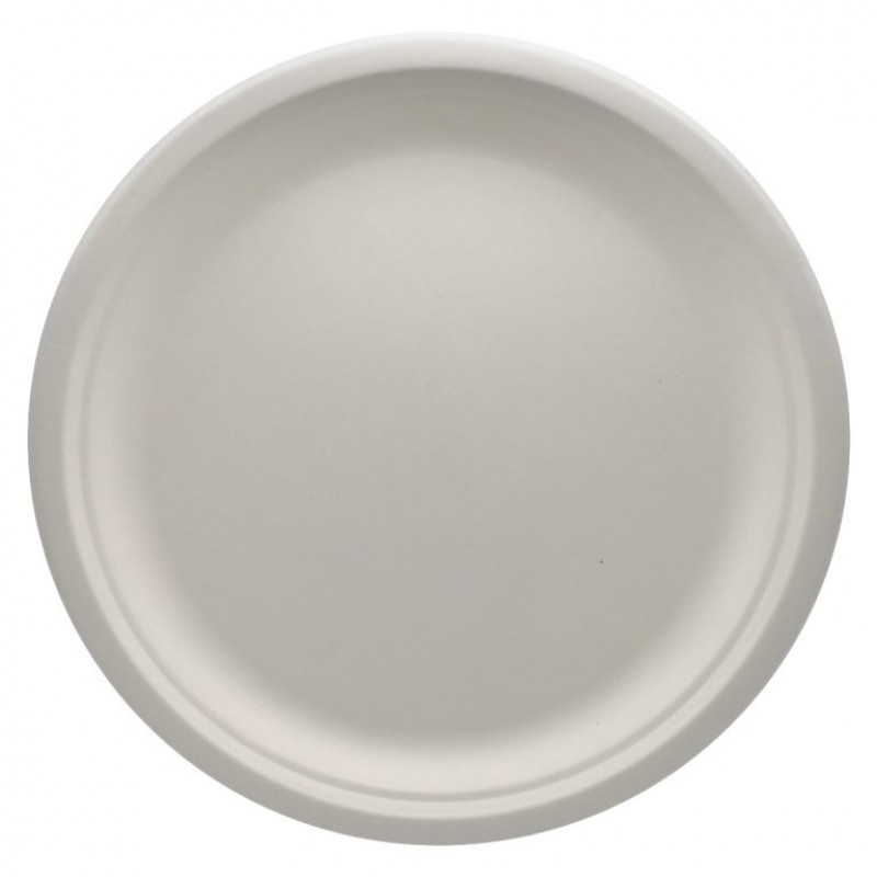 Farfurii trestie biodegradabile 26 cm, 50 buc/set Farfurii trestie biodegradabile 26 cm, 50 buc/set