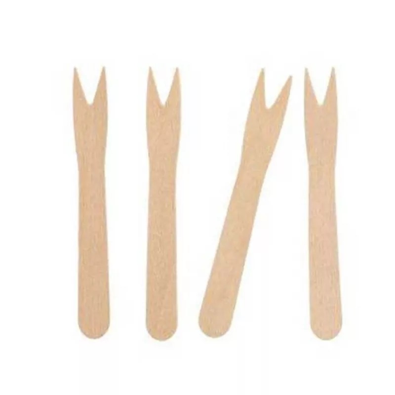 Furculite lemn cartofi prajiti 8.5 cm, 1000 buc/set Furculite lemn cartofi prajiti 8.5 cm, 1000 buc/set