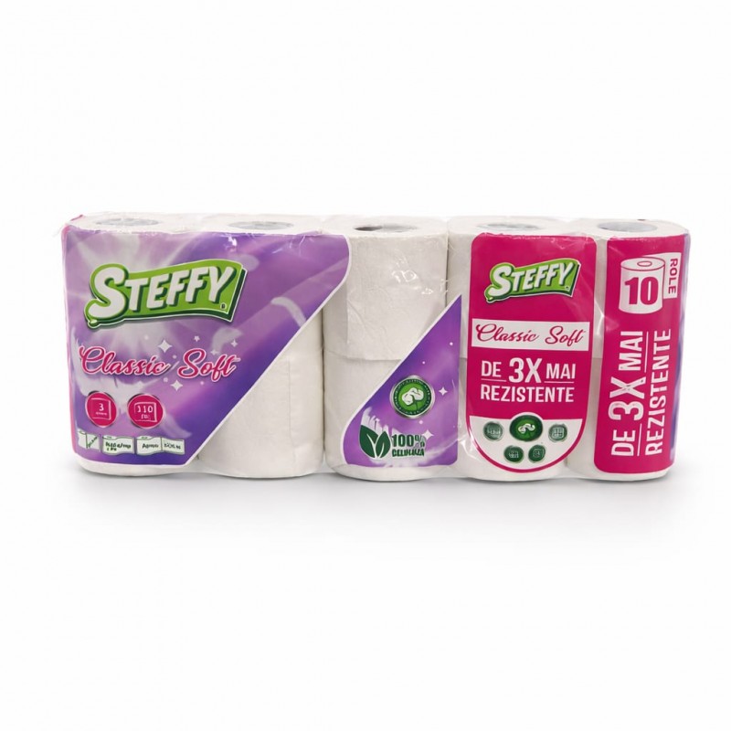 Hartie igienica 3 straturi, 10 role/set