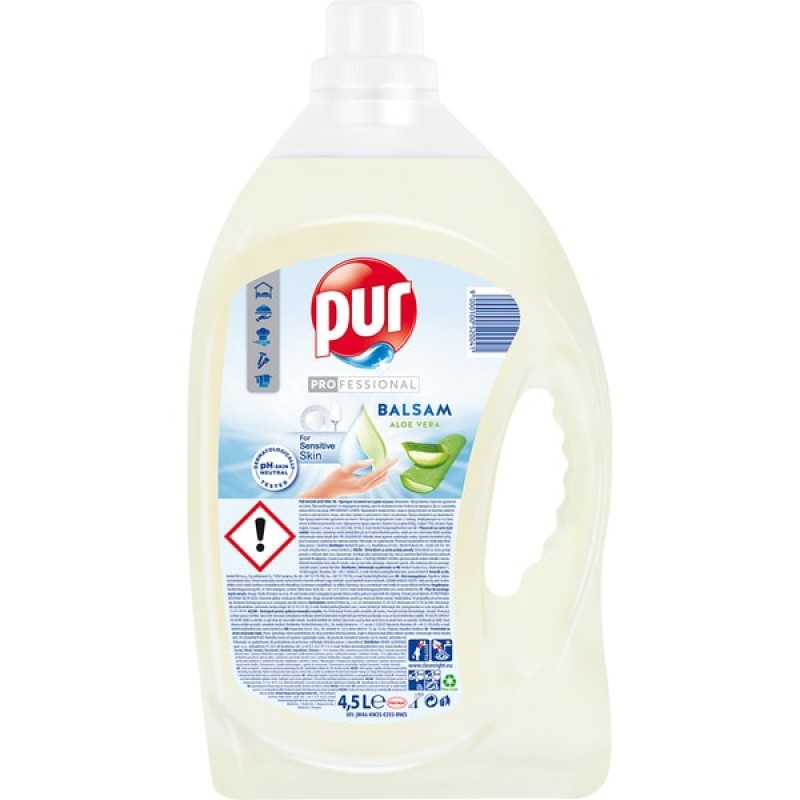 Detergent manual profesional vase Pur Aloe Vera 4,5L