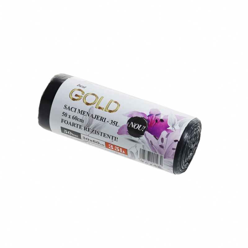 Saci menajeri 35 L, 50 buc, negri