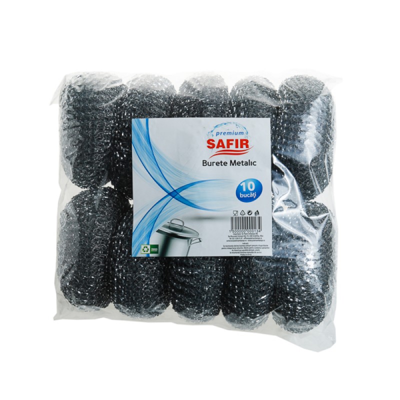 Spălător metalic profesional pentru vase 10 buc/set